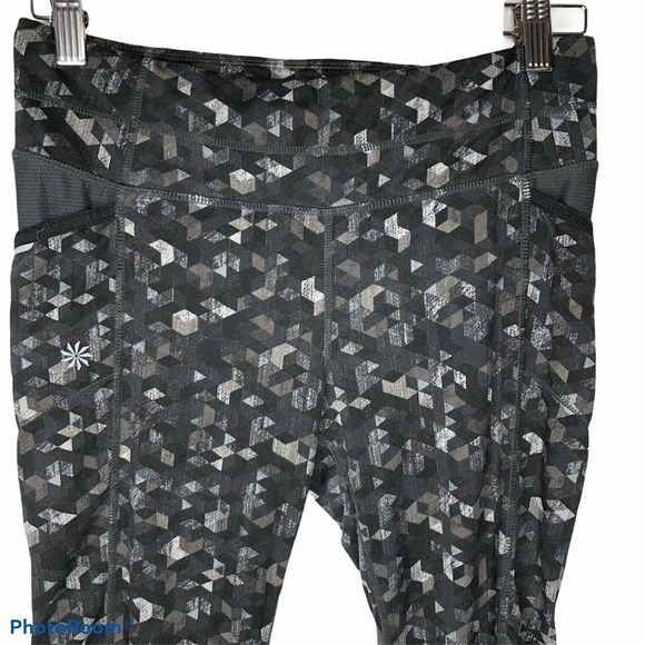 Athleta Small Triangular Be Free Leggings‎ Pockets - Picture 6 of 10
